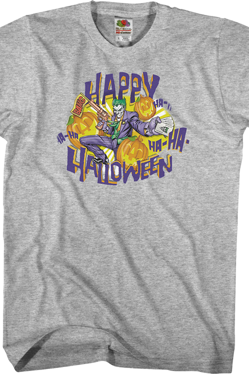 Joker Happy Halloween Batman T-Shirtmain product image