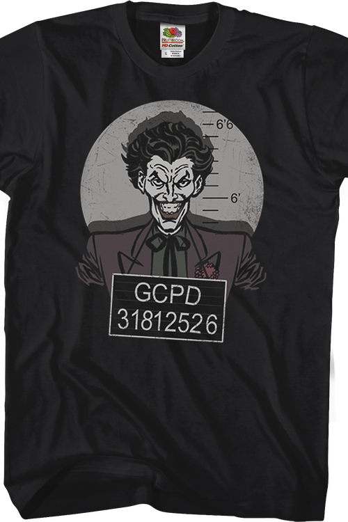 Joker Mug Shot Batman T-Shirtmain product image