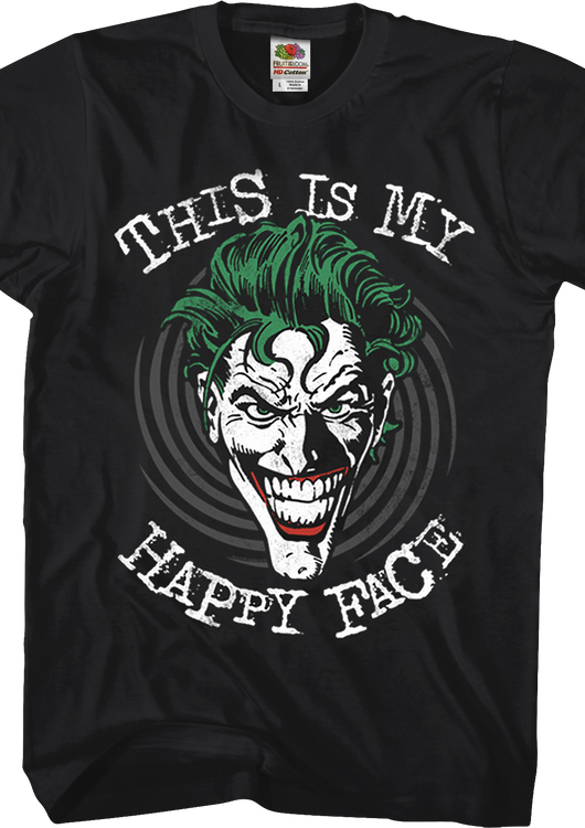 Joker This Is My Happy Face DC Comics T-Shirt - main product image