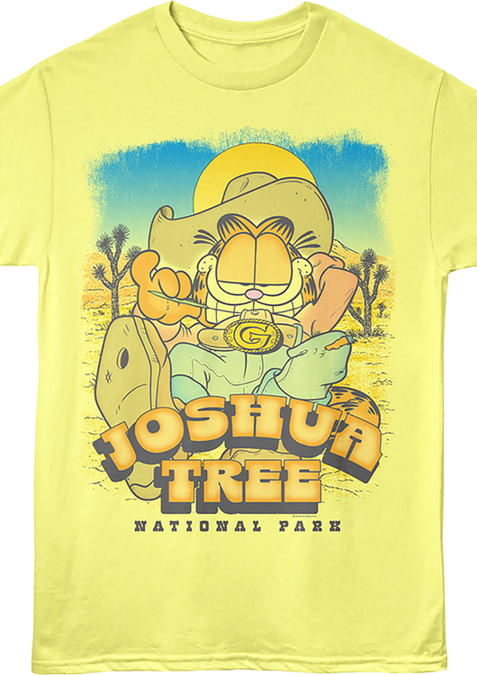 Joshua Tree National Park Garfield T-Shirt - main product image