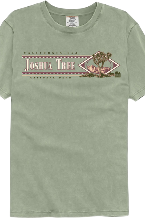 Joshua Tree Retro NPCA Comfort Colors Brand T-Shirtmain product image