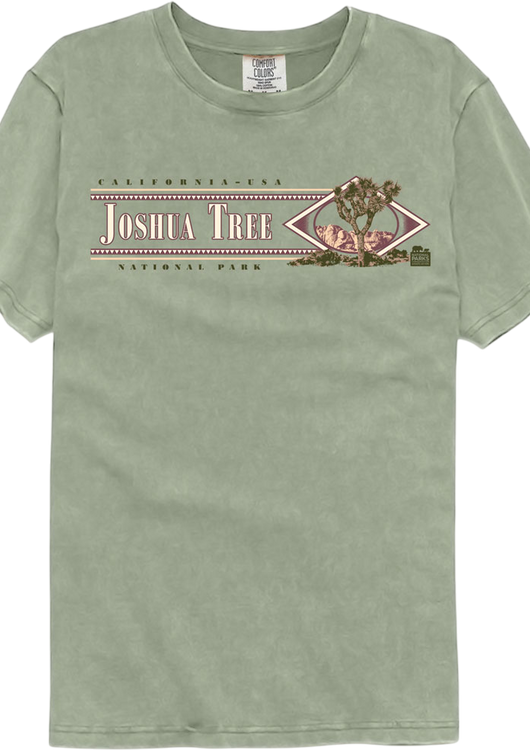 Joshua Tree Retro NPCA Comfort Colors Brand T-Shirt - main product image