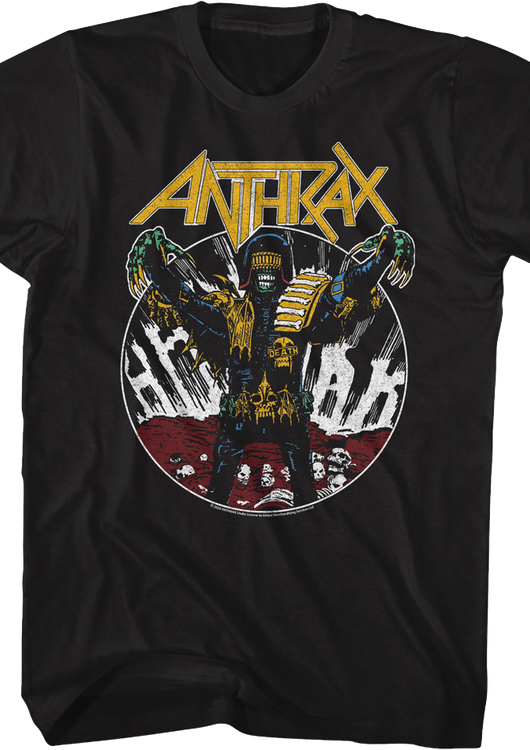 Judge Dredd Zombie Anthrax T-Shirt - main product image