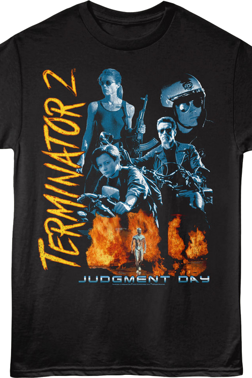 Judgment Day Collage Terminator 2 T-Shirtmain product image
