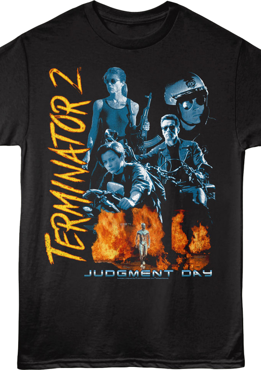 Judgment Day Collage Terminator 2 T-Shirt - main product image