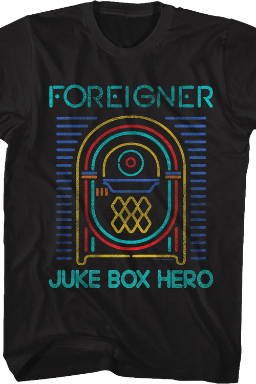 Juke Box Hero Foreigner T-Shirtmain product image