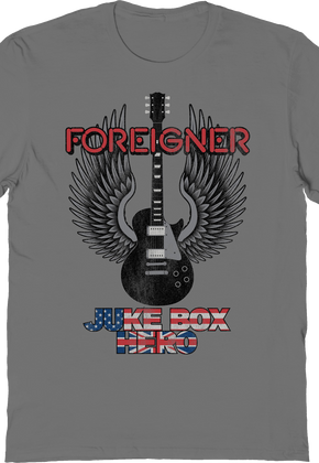 Juke Box Hero Winged Guitar Foreigner T-Shirt