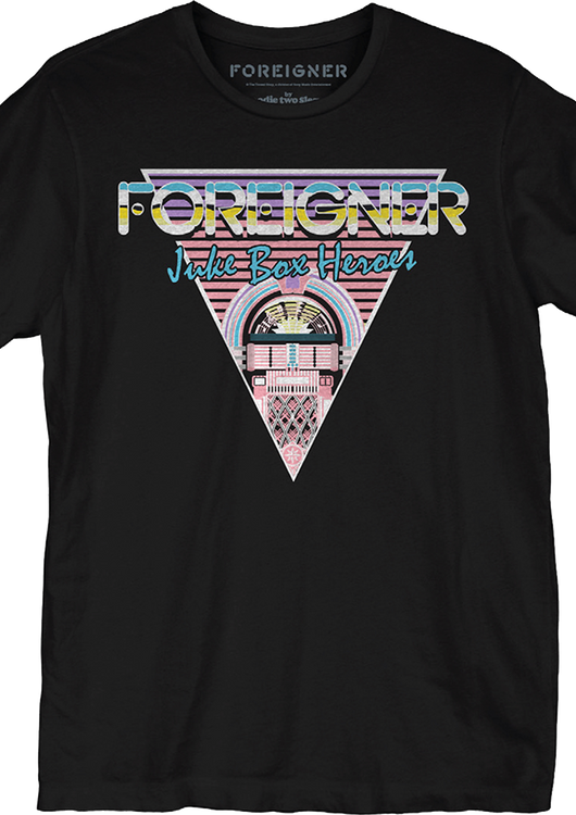 Juke Box Heroes Foreigner T-Shirt - main product image