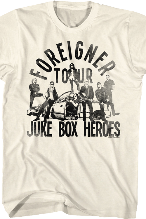 Juke Box Heroes Tour Foreigner T-Shirt - main product image