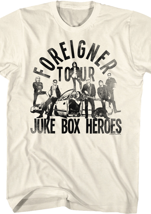 Juke Box Heroes Tour Foreigner T-Shirt - main product image
