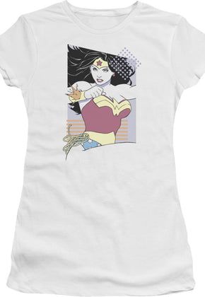 Ladies Action Pose Wonder Woman Shirt