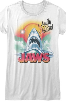 Ladies Airbrush Jaws Shirt