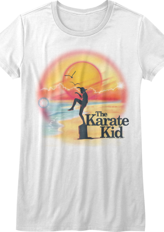Ladies Airbrush Karate Kid Shirt - main product image