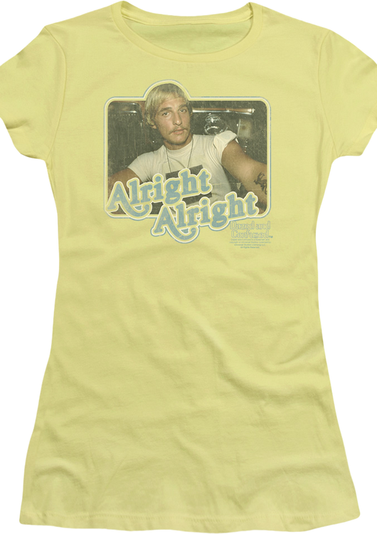 Junior Alright Alright Dazed and Confused Shirt - main product image