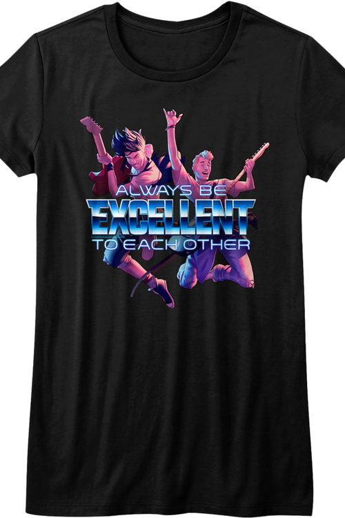 Womens Always Be Excellent To Each Other Bill and Ted Shirtmain product image