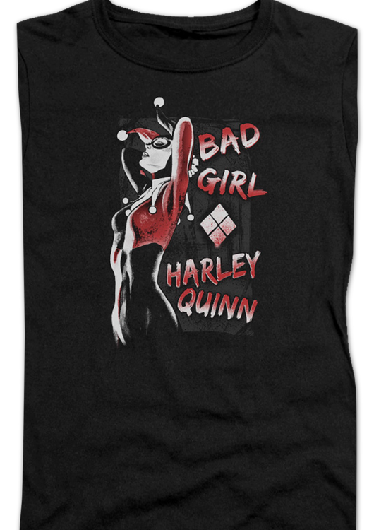 Ladies Bad Girl Harley Quinn Batman Shirt - main product image