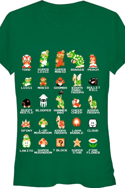 Ladies Cast of Super Mario Bros Shirtmain product image