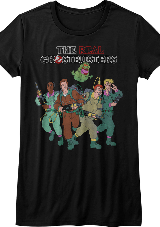 Ladies Cast Real Ghostbusters Shirt - main product image