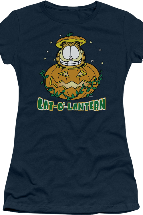 Ladies Cat-O'-Lantern Garfield Shirtmain product image