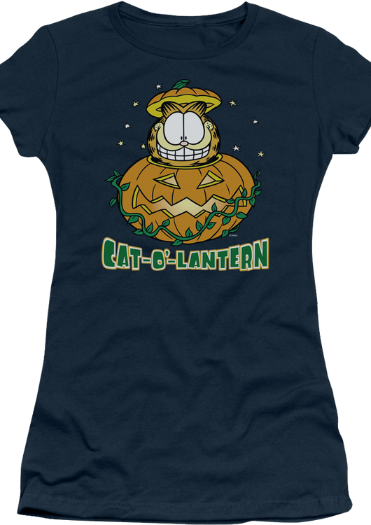Ladies Cat-O'-Lantern Garfield Shirt - main product image