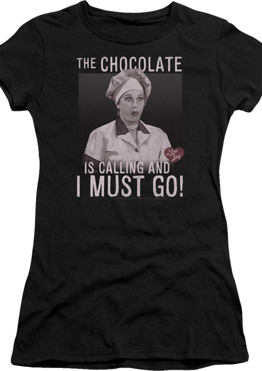 Ladies Chocolate Is Calling I Love Lucy Shirt - main product image