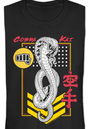 Ladies Cobra Kai Patch Shirt