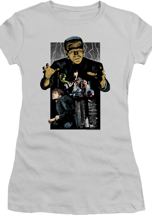 Ladies Collage Frankenstein Shirt - main product image