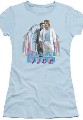 Ladies Crockett and Tubbs Miami Vice Shirt