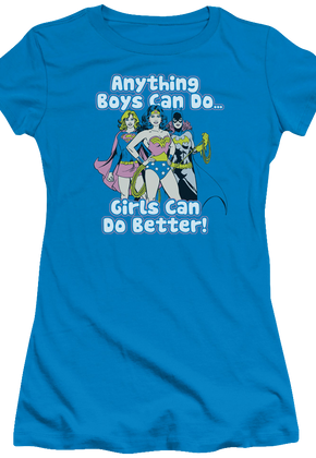 Ladies DC Comics Girls Can Do Better Shirt