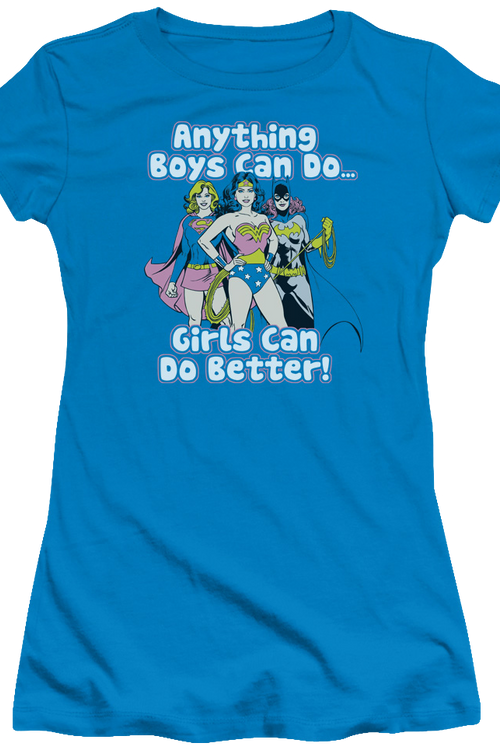 Ladies DC Comics Girls Can Do Better Shirtmain product image