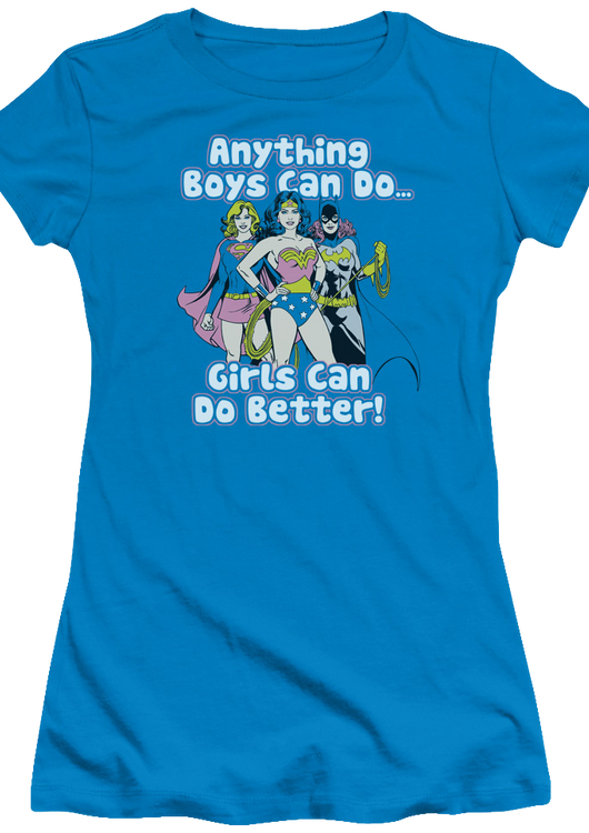 Ladies DC Comics Girls Can Do Better Shirt - main product image