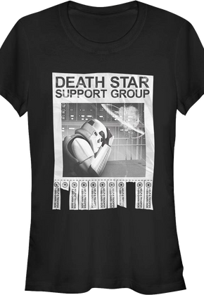 Ladies Death Star Support Group Star Wars Shirt