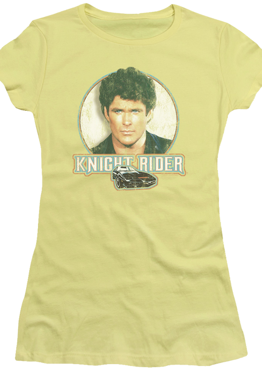 Ladies Distressed Knight Rider Shirt - main product image