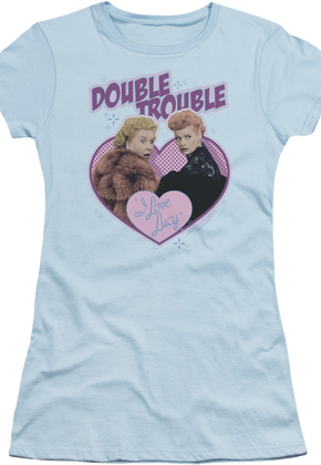 Ladies Double Trouble I Love Lucy Shirt