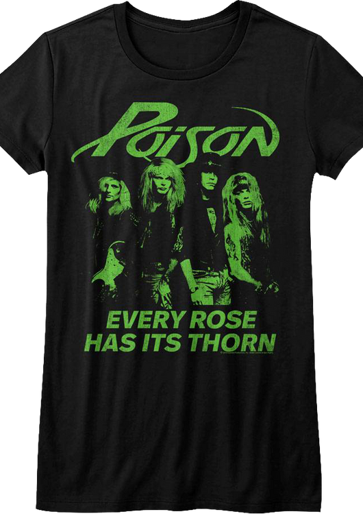 Womens Every Rose Has Its Thorn Poison Shirt - main product image