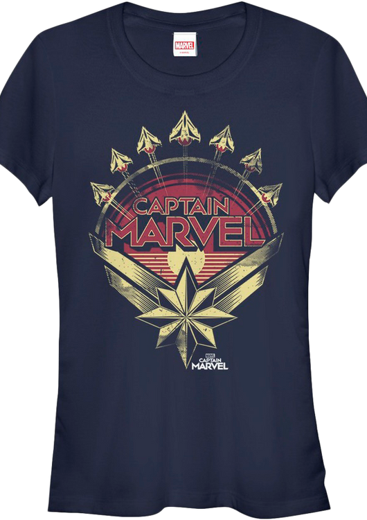 Ladies Fighter Planes Captain Marvel Shirt - main product image