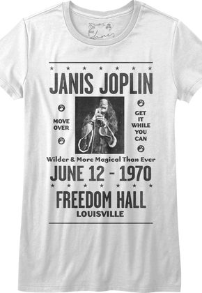 Ladies Freedom Hall Janis Joplin Shirt