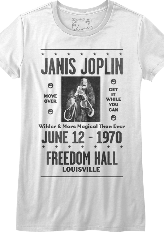 Ladies Freedom Hall Janis Joplin Shirt - main product image