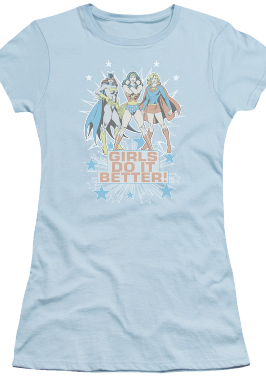 Ladies Girls Do It Better DC Comics Shirt - main product image