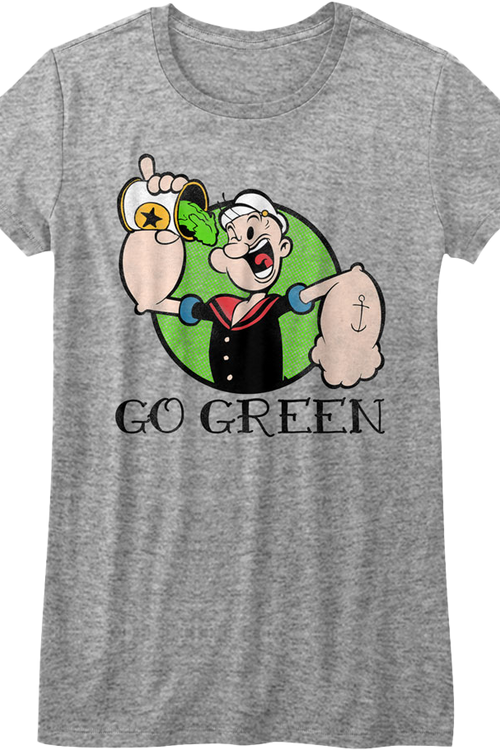 Womens Go Green Popeye Shirtmain product image