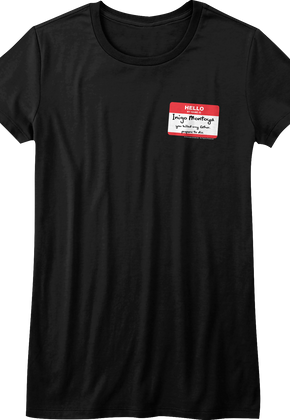 Womens Hello My Name Is Inigo Montoya Princess Bride Shirt