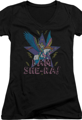 Ladies I Am She-Ra V-Neck Shirt