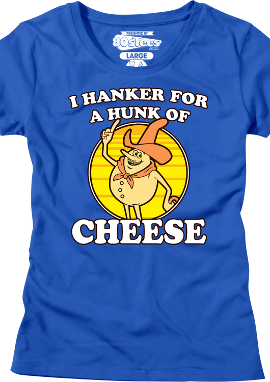 Ladies I Hanker For A Hunk Of Cheese Time For Timer Shirt - main product image