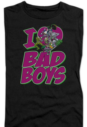 Ladies I Love Bad Boys DC Comics Shirt