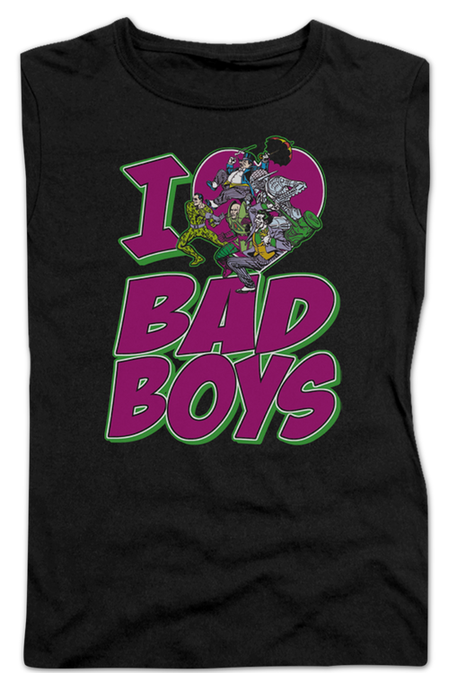 Ladies I Love Bad Boys DC Comics Shirtmain product image