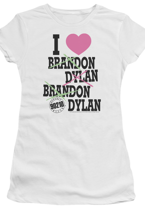Ladies I Love Brandon and Dylan Beverly Hills 90210 Shirt
