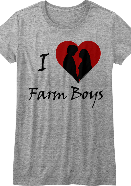 Womens I Love Farm Boys Princess Bride Shirt - main product image