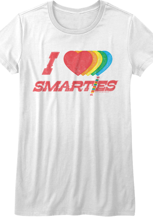 Ladies I Love Smarties Shirt - main product image