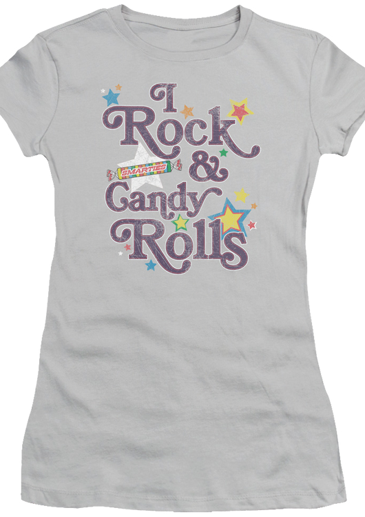 Ladies I Rock and Candy Rolls Smarties Shirt - main product image