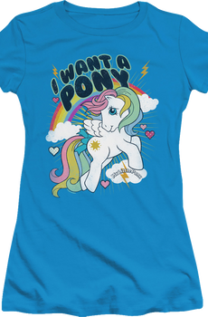 Ladies I Want A My Little Pony Shirt
